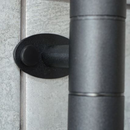 Električni vrtljiv sušilnik za brisače s termostatom ARABESQUE 60W 65x49 cm črn