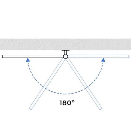 Električni vrtljivi sušalnik za brisače s termostatom ARABESQUE 196W/230V 81,8 cm IP44 bela