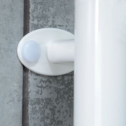 Električni vrtljivi sušilec za brisače s termostatom ARABESQUE 150W/230V 64,6 cm IP44 bela