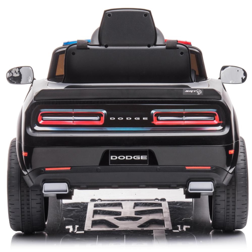 Električno avto Dodge Challenger Policija 50W/4500 mAh črno/belo
