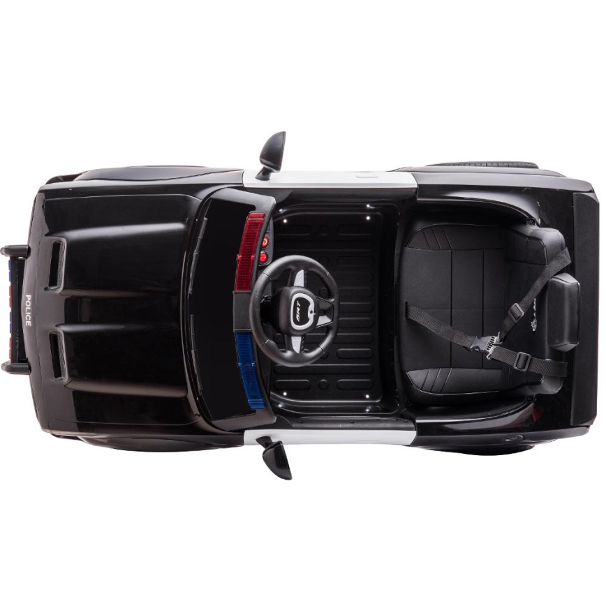 Električno avto Dodge Challenger Policija 50W/4500 mAh črno/belo