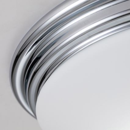 Elstead - LED Kopalniška stropna svetilka BROMPTON 1xGX53/5,7W/230V IP44 mat krom