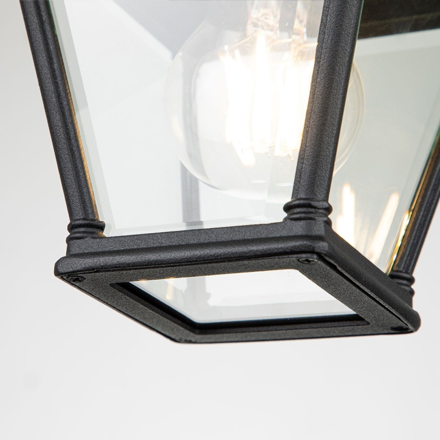 Elstead - Zunanje stropno svetilo BAYVIEW 1xE27/60W/230V IP44 črno