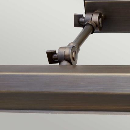 Elstead - Stensko svetilo za slike CHAWTON 4xE14/40W/230V bronasto