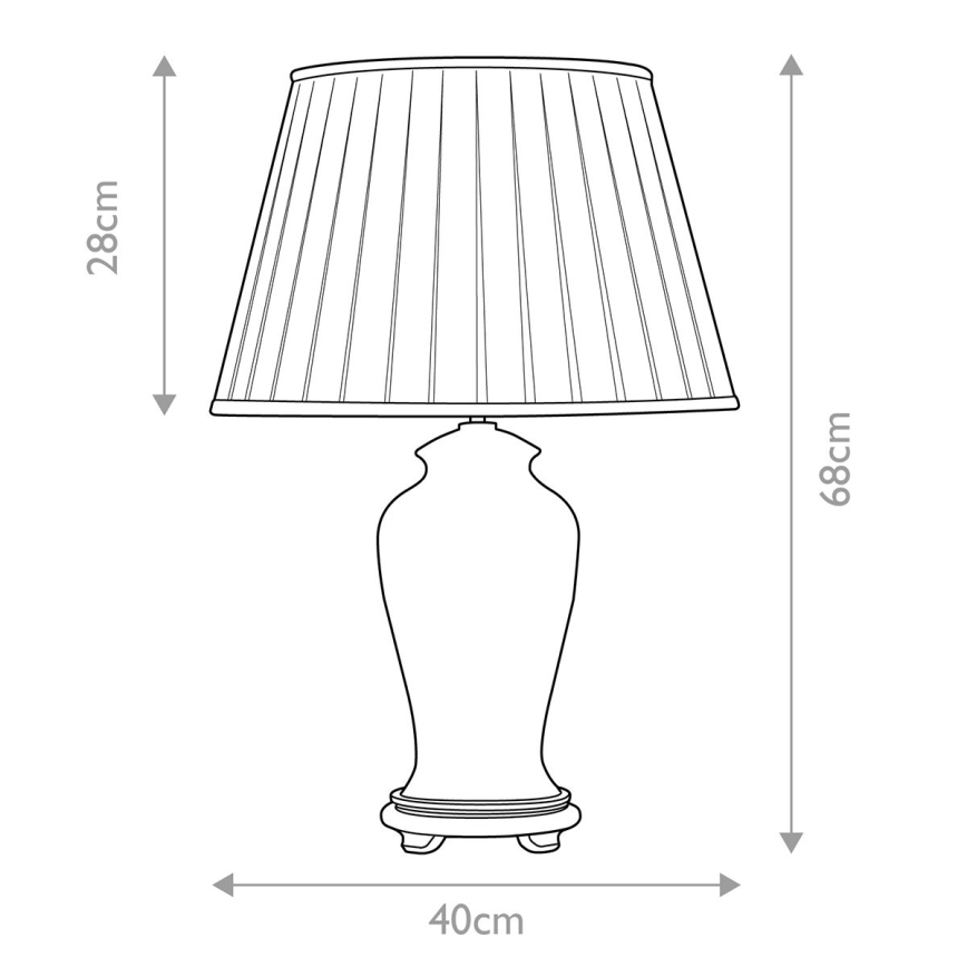 Elstead - Namizna svetilka SASHI 1xE27/60W/230V