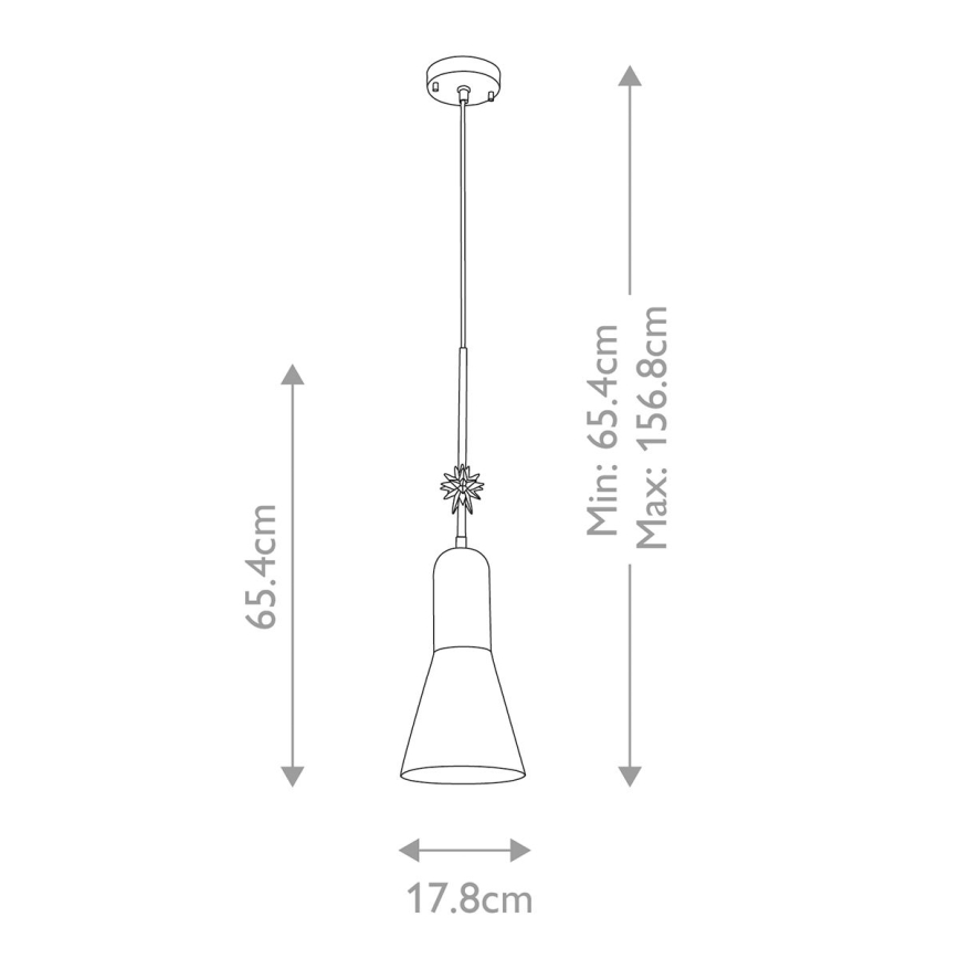 Elstead - Lestenec na vrvici ETOILE 1xE27/60W/230V