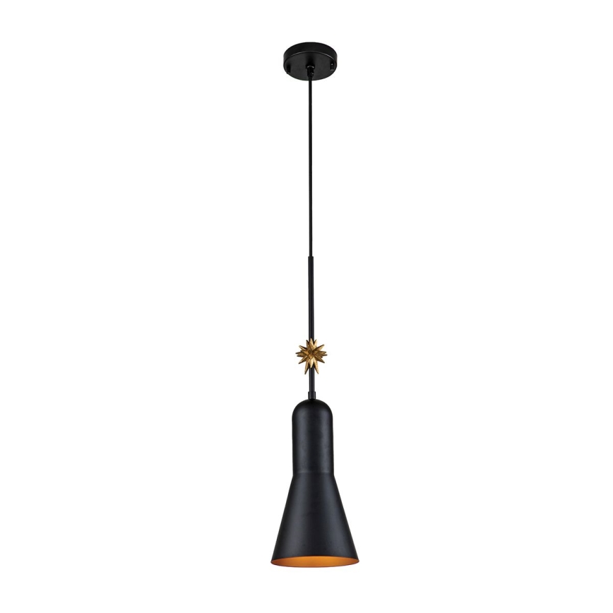 Elstead - Lestenec na vrvici ETOILE 1xE27/60W/230V pr. 17,8 cm črna