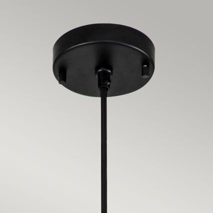 Elstead - Lestenec na vrvici ETOILE 1xE27/60W/230V pr. 17,8 cm črna