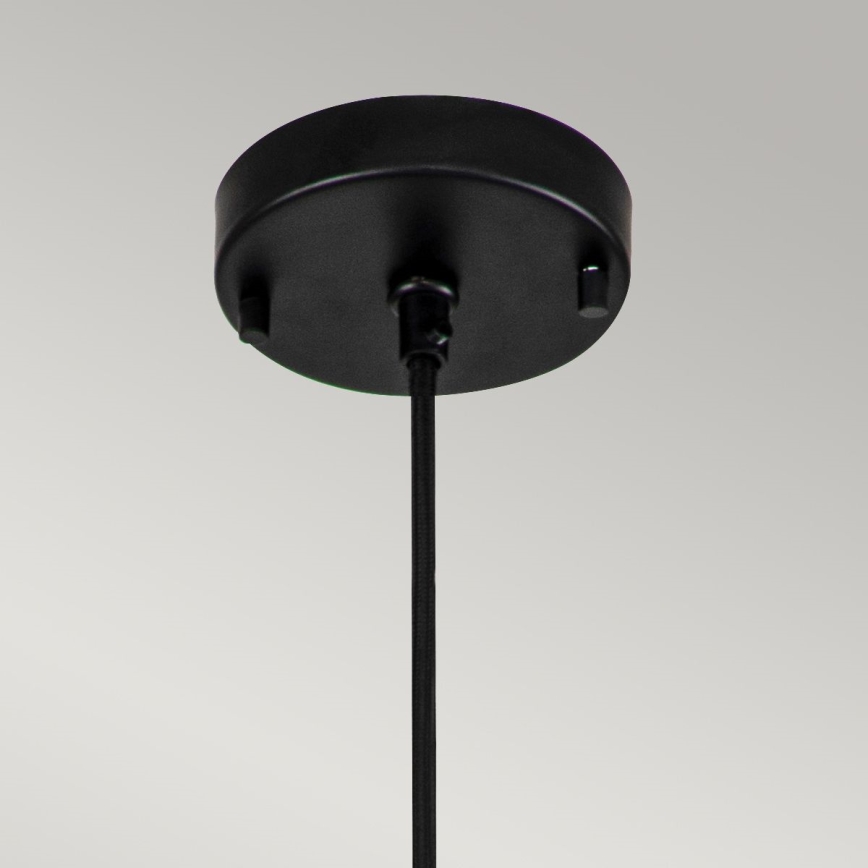 Elstead - Lestenec na vrvici ETOILE 1xE27/60W/230V pr. 17,8 cm črna
