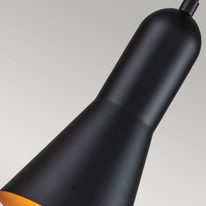 Elstead - Lestenec na vrvici ETOILE 1xE27/60W/230V pr. 13,3 cm črna