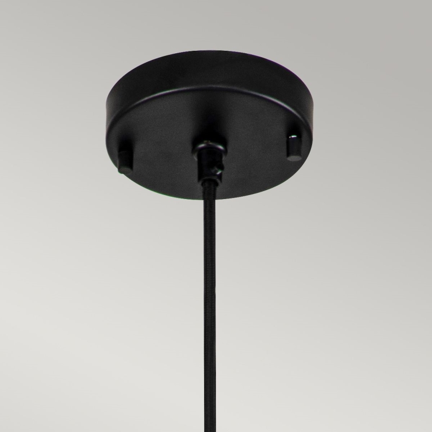 Elstead - Lestenec na vrvici ETOILE 1xE27/60W/230V pr. 13,3 cm črna