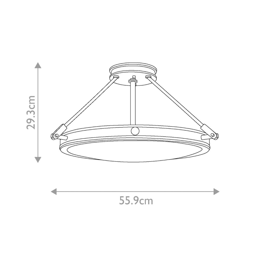 Elstead HK-COLLIER-SF-M - Lestenec COLLIER 4xE14/60W/230V