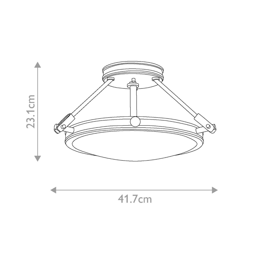 Elstead HK-COLLIER-SF-S - Lestenec COLLIER 3xE14/60W/230V