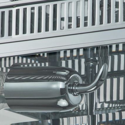 Elstead - Zunanja stropna svetilka HOLBORN 2xE27/60W/230V IP44 sijajni krom