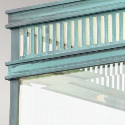 Elstead - Zunanje stropno svetilo HOLBORN 2xE27/60W/230V IP44 turkizno