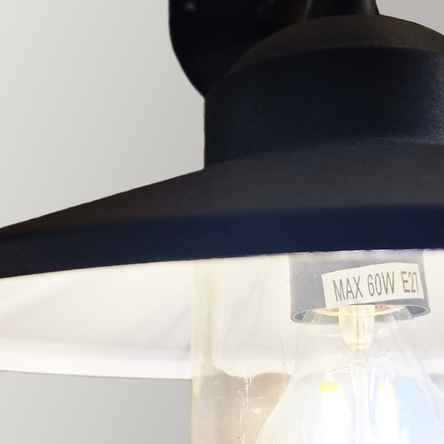 Elstead - Zunanja svetilka KLAMPENBORG 1xE27/60W/230V IP44 črna