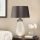 Elstead - LED Namizna svetilka LENA 1xE27/40W/230V + 1xGU10/7W 74 cm siva