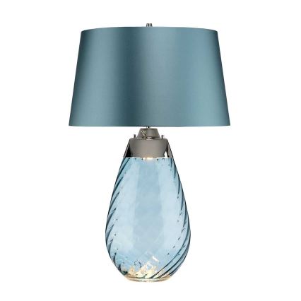 Elstead - LED namizna svetilka LENA 1xE27/40W/230V + 1xGU10/7W 74 cm modra