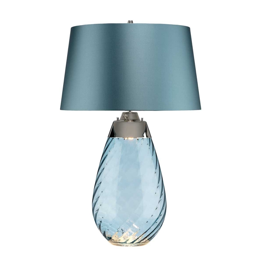 Elstead - LED namizna svetilka LENA 1xE27/40W/230V + 1xGU10/7W 74 cm modra