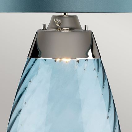 Elstead - LED namizna svetilka LENA 1xE27/40W/230V + 1xGU10/7W 74 cm modra