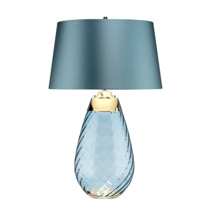Elstead - LED namizna svetilka LENA 1xE27/40W/230V + 1xGU10/7W 74 cm modra