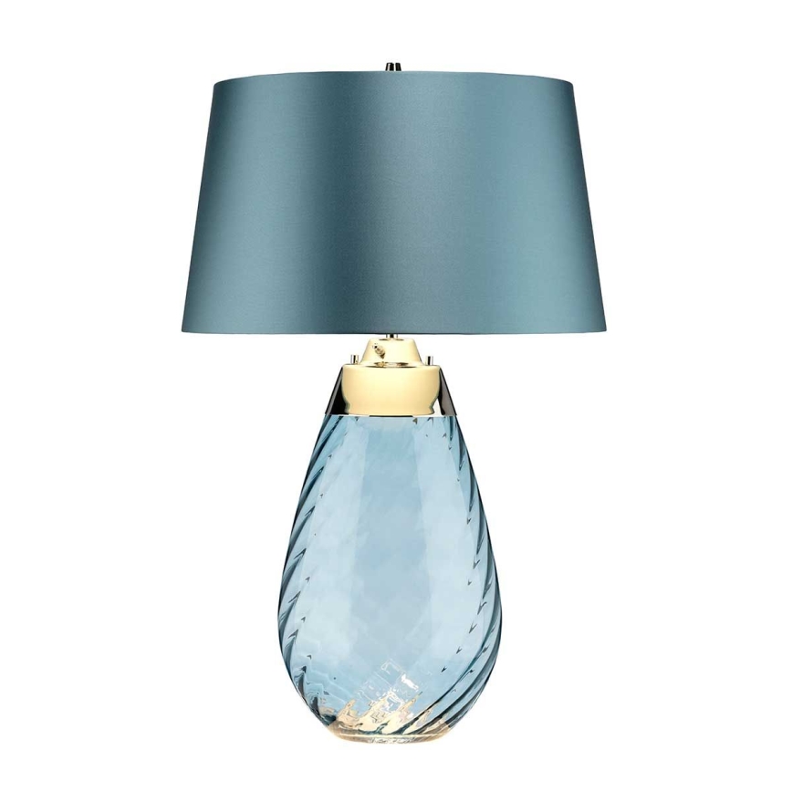Elstead - LED namizna svetilka LENA 1xE27/40W/230V + 1xGU10/7W 74 cm modra