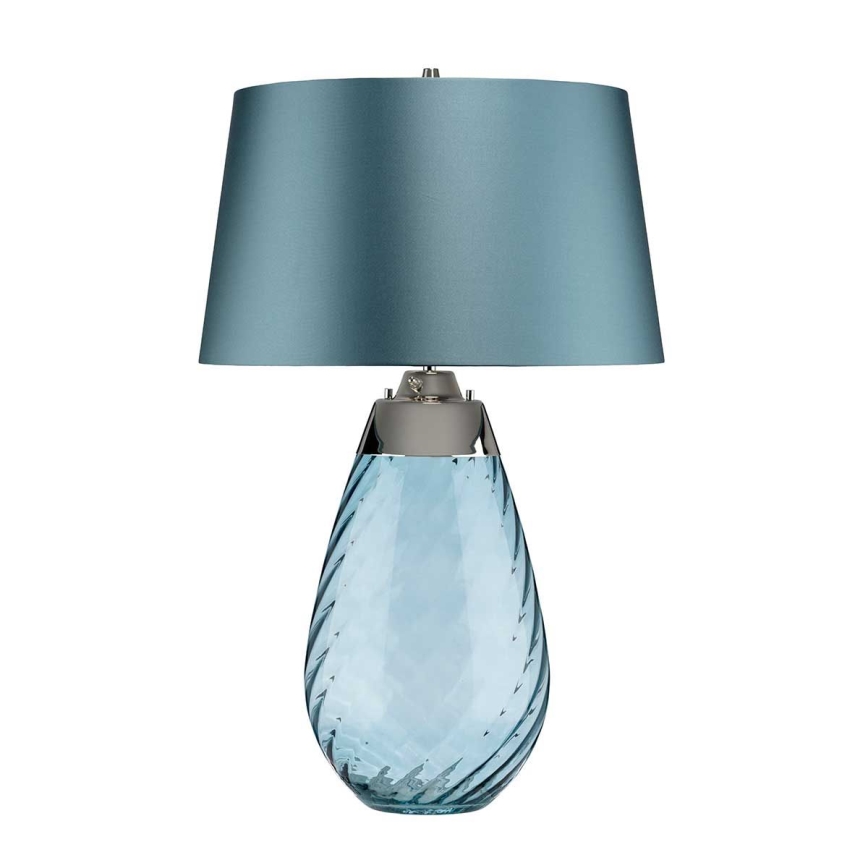 Elstead - LED namizna svetilka LENA 1xE27/40W/230V + 1xGU10/7W 74 cm modra