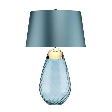 Elstead - LED namizna svetilka LENA 1xE27/40W/230V + 1xGU10/7W 74 cm modra