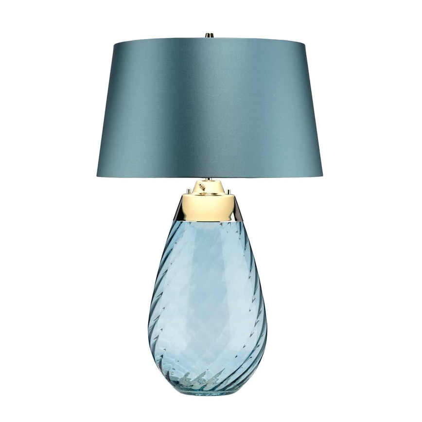 Elstead - LED namizna svetilka LENA 1xE27/40W/230V + 1xGU10/7W 74 cm modra