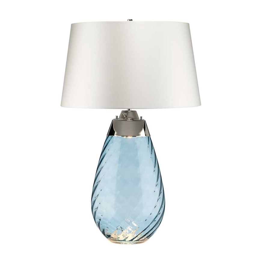 Elstead - LED Namizna svetilka LENA 1xE27/40W/230V + 1xGU10/7W 74 cm modra/bela