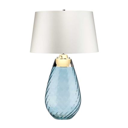 Elstead - LED Namizna svetilka LENA 1xE27/40W/230V + 1xGU10/7W 74 cm modra/bela