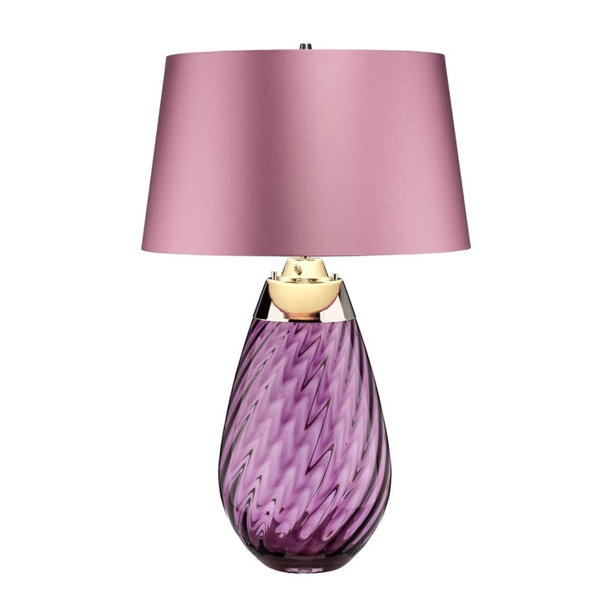 Elstead - LED Namizna svetilka LENA 1xE27/40W/230V + 1xGU10/7W 74 cm roza