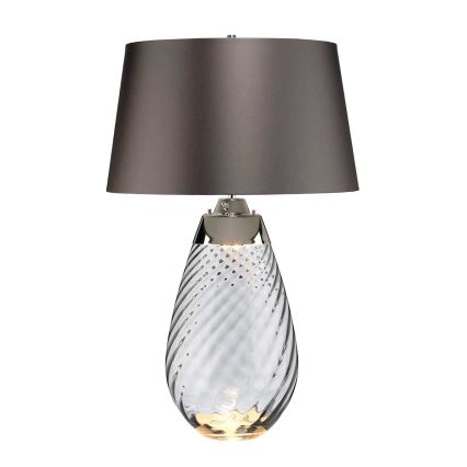 Elstead - LED Namizna svetilka LENA 1xE27/40W/230V + 1xGU10/7W 74 cm siva