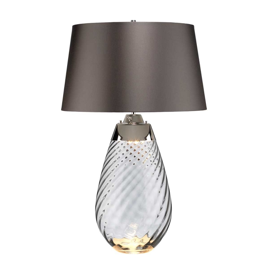 Elstead - LED Namizna svetilka LENA 1xE27/40W/230V + 1xGU10/7W 74 cm siva