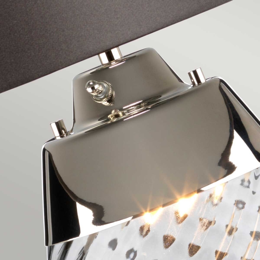 Elstead - LED Namizna svetilka LENA 1xE27/40W/230V + 1xGU10/7W 74 cm siva