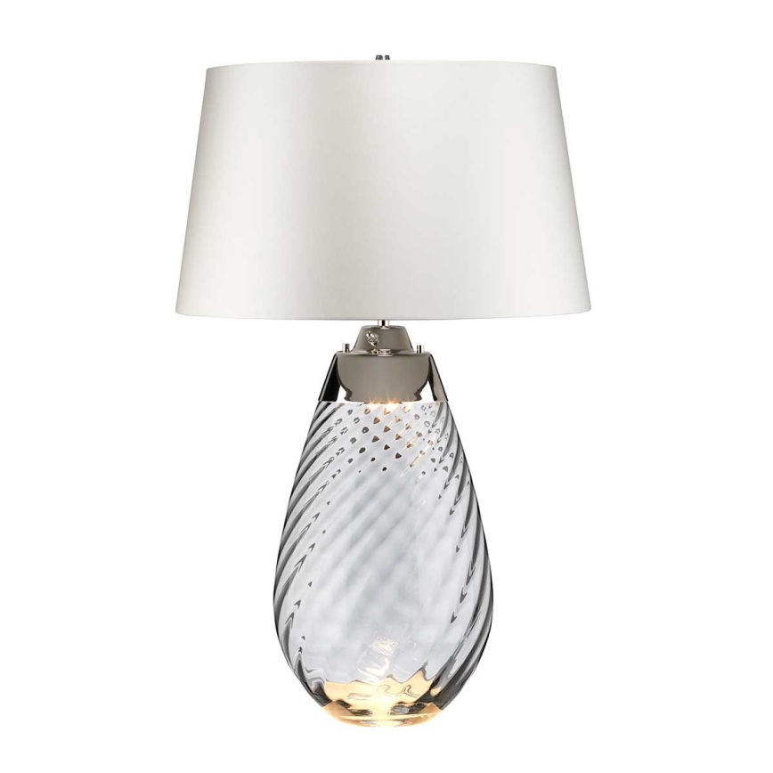 Elstead - LED Namizna svetilka LENA 1xE27/40W/230V + 1xGU10/7W 74 cm bela