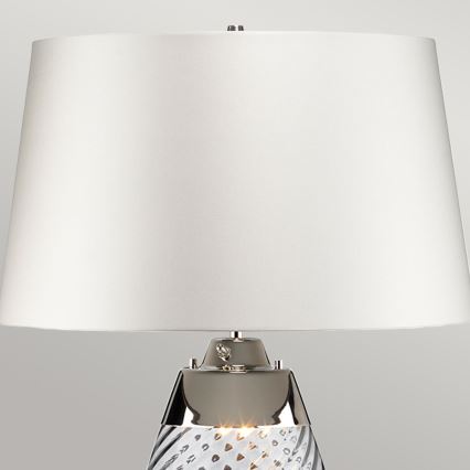 Elstead - LED Namizna svetilka LENA 1xE27/40W/230V + 1xGU10/7W 74 cm bela