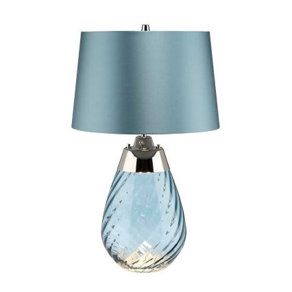 Elstead - LED Namizna svetilka LENA 1xE27/60W/230V + 1xGU10/7W 60,5 cm modra