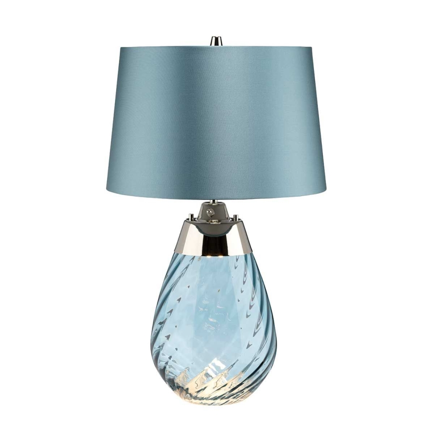 Elstead - LED Namizna svetilka LENA 1xE27/60W/230V + 1xGU10/7W 60,5 cm modra