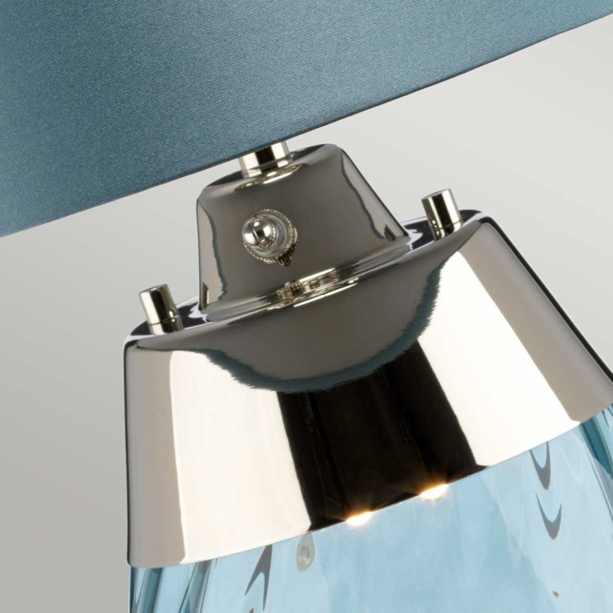 Elstead - LED Namizna svetilka LENA 1xE27/60W/230V + 1xGU10/7W 60,5 cm modra