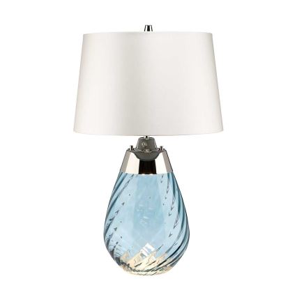 Elstead - LED Namizna svetilka LENA 1xE27/60W/230V + 1xGU10/7W 60,5cm modra/bela
