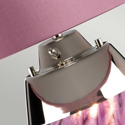 Elstead - LED Namizna svetilka LENA 1xE27/60W/230V + 1xGU10/7W 60,5 cm roza