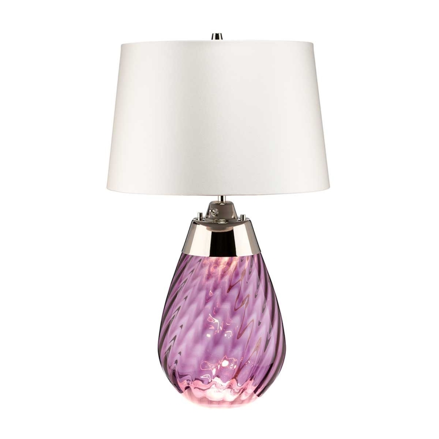 Elstead - LED Namizna svetilka LENA 1xE27/40W/230V + 1xGU10/7W 74 cm roza