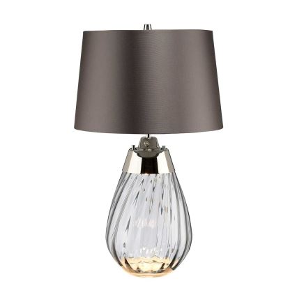 Elstead - LED Namizna svetilka LENA 1xE27/60W/230V + 1xGU10/7W 60,5 cm siva