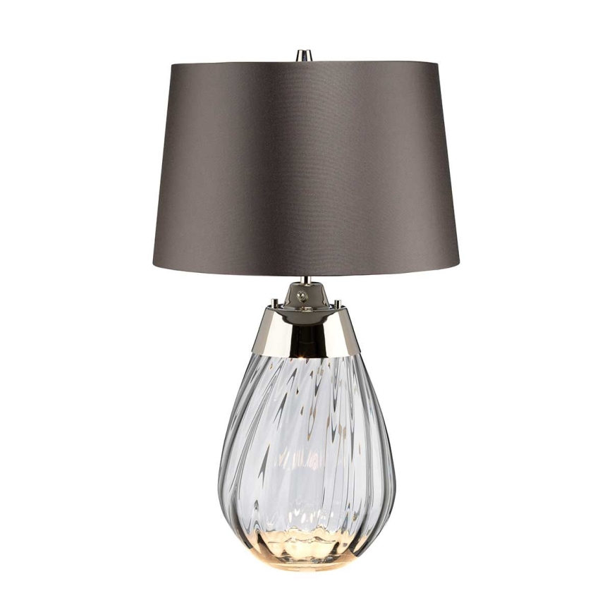 Elstead - LED Namizna svetilka LENA 1xE27/60W/230V + 1xGU10/7W 60,5 cm siva