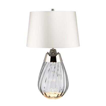 Elstead - LED Namizna svetilka LENA 1xE27/60W/230V + 1xGU10/7W 60,5 cm bela