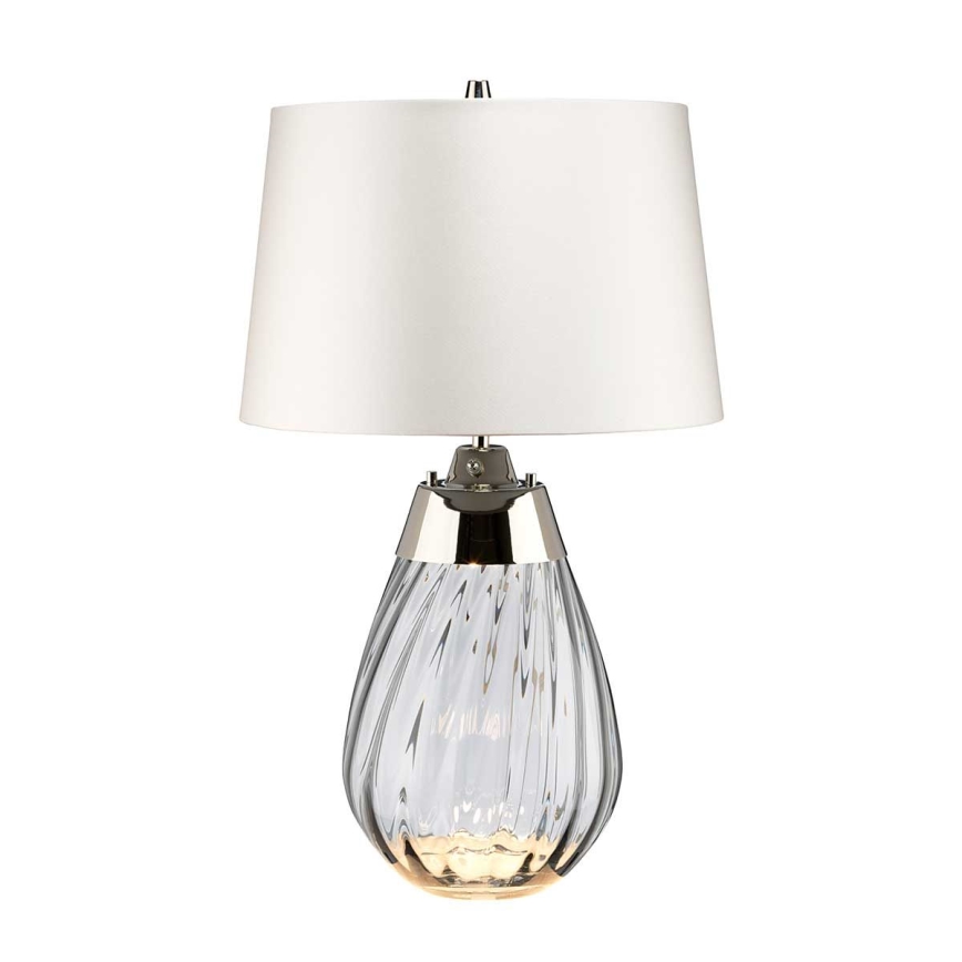 Elstead - LED Namizna svetilka LENA 1xE27/60W/230V + 1xGU10/7W 60,5 cm bela
