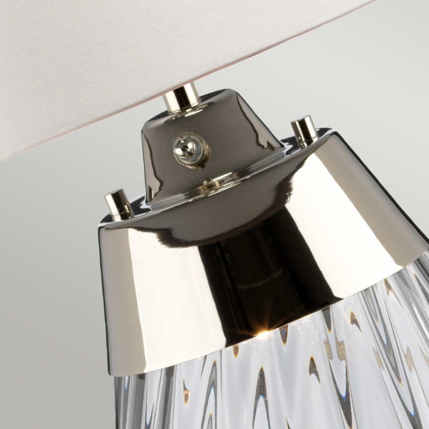 Elstead - LED Namizna svetilka LENA 1xE27/60W/230V + 1xGU10/7W 60,5 cm bela