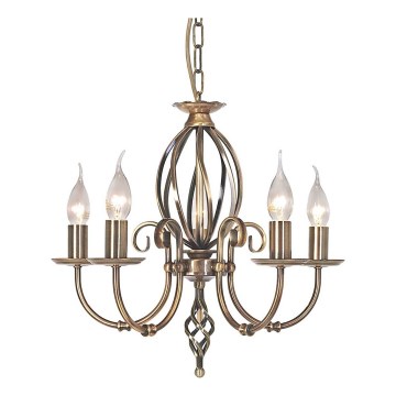 Elstead - Lestenec na verigi ARTISAN 5xE14/60W/230V