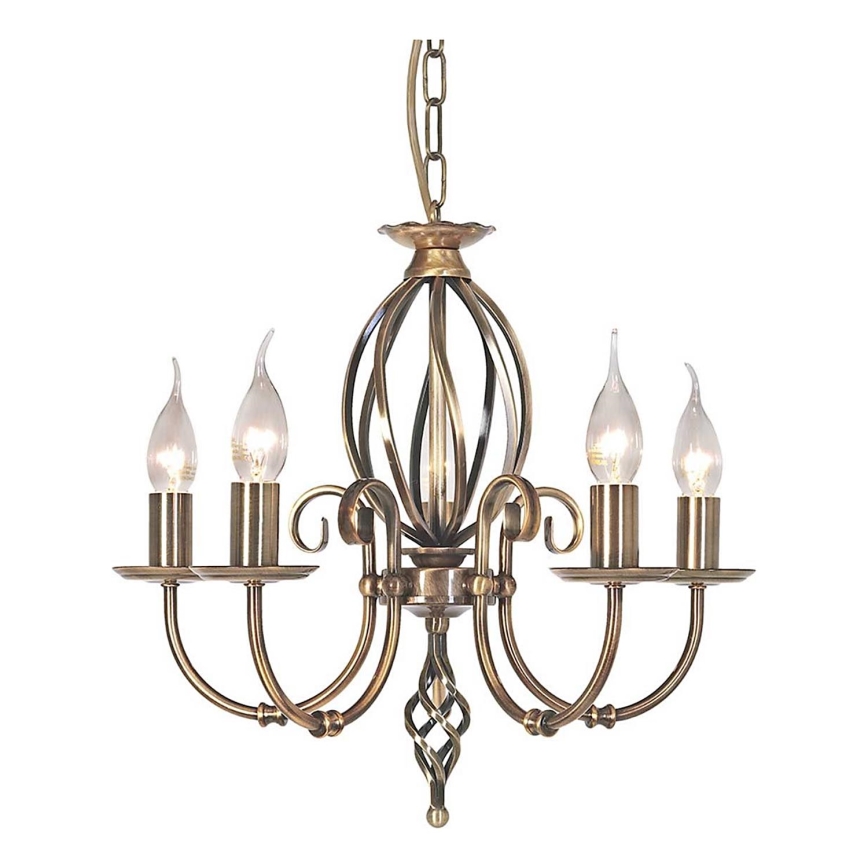 Elstead - Lestenec na verigi ARTISAN 5xE14/60W/230V